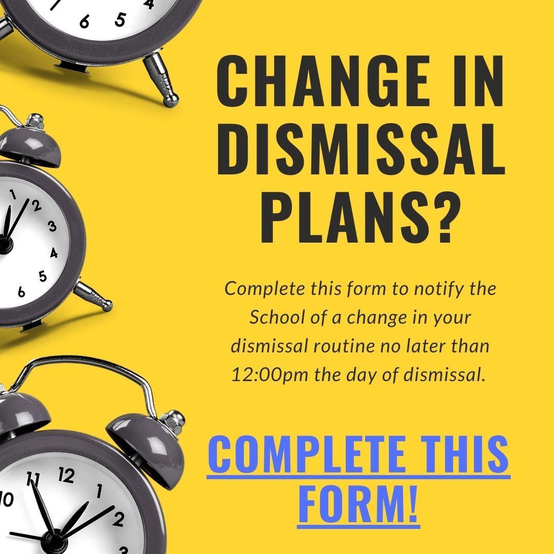  Change in Dismissal Form